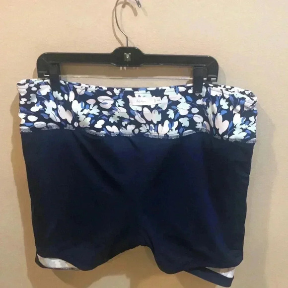 Lady Hagen Floral Print Navy Blue Skort-Size XXL - Picture 4 of 10
